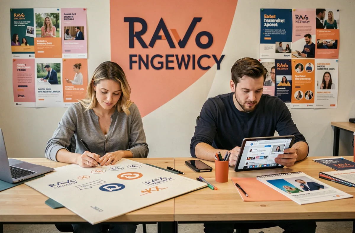 Équipe créative de l'agence Sowink développant des concepts de branding et de contenu social media dans leur studio du Val-de-Marne